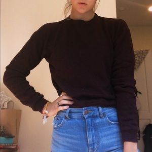 Maroon brandy melville pullover